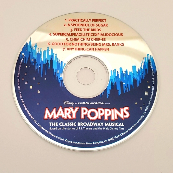 Mary Poppins The Hit Broadway Musical CD - Picture 2 of 3